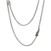 Collana Mano-J. Uomo Lucky Horn in Titanio Diamante CHGIRT5BPENK - CHGIRT5BPENK
